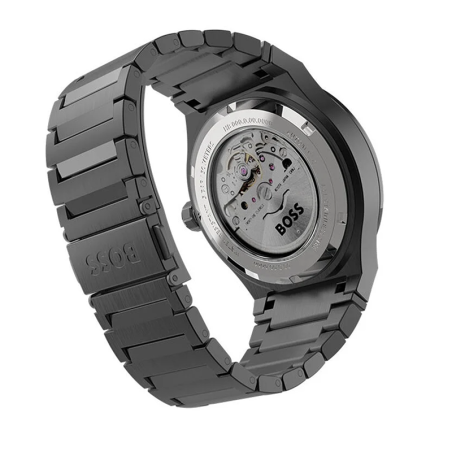 Montre automatique homme boss candor bleu acier noir – automatiques