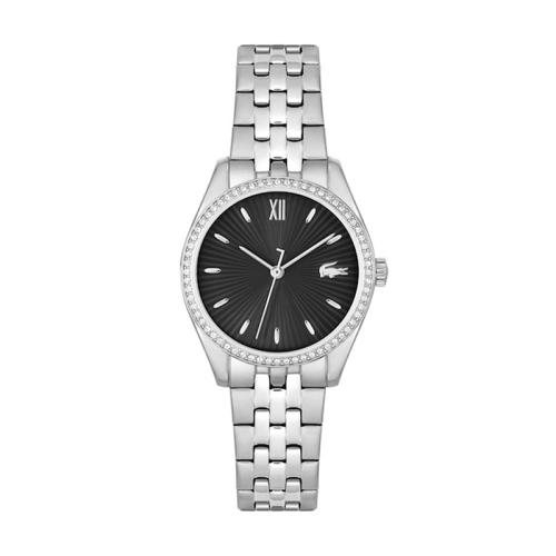 Montre Femme LACOSTE TUILERIE NOIR Acier Argenté