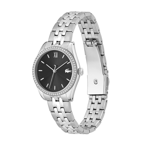 Montre Femme LACOSTE TUILERIE NOIR Acier Argenté