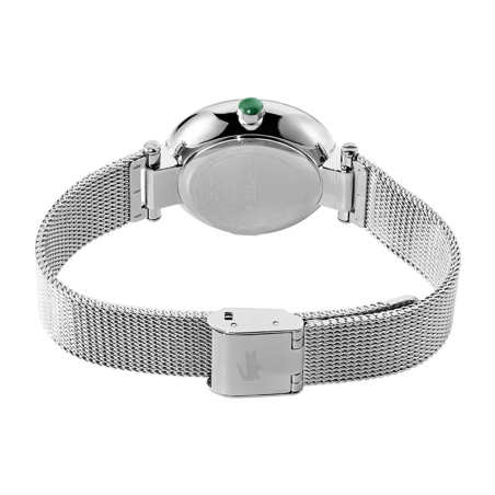 Montre femme lacoste orba vert acier argenté – analogiques