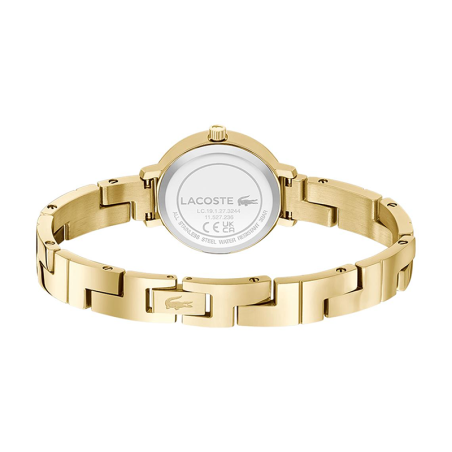 Montre femme lacoste tivoli noir acier doré – analogiques