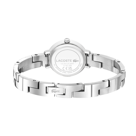 Montre femme lacoste tivoli nacre acier argenté – analogiques