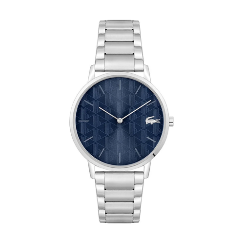 Montre Homme LACOSTE CROCORIGIN BLEU Acier Argenté