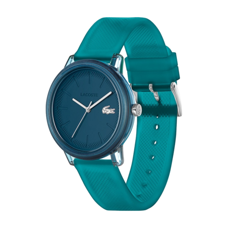 Montre homme lacoste 12.12 bleu silicone bleu – analogiques