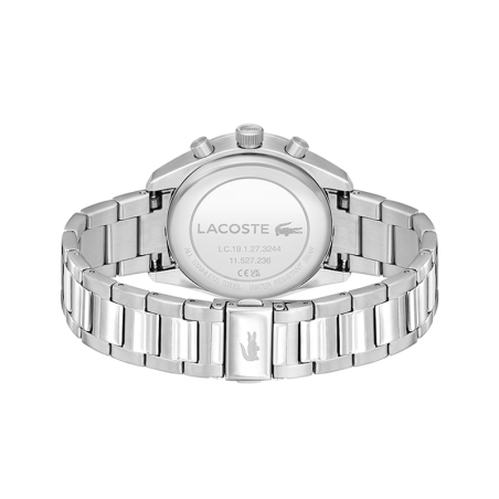 Montre chronographe homme lacoste boston vert acier argenté – chronographes