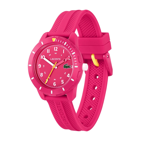 Montre enfant lacoste mini tennis silicone rose – junior