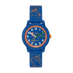 Montre enfant lacoste 12.12 kids bleu silicone bleu - juniors - edora - 0