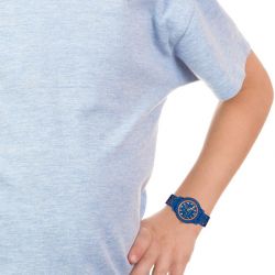 Montre enfant lacoste 12.12 kids bleu silicone bleu - juniors - edora - 2