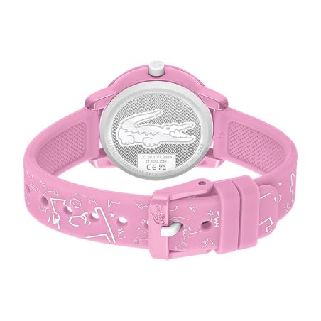 Montre enfant lacoste 12.12 kids rose silicone rose – junior