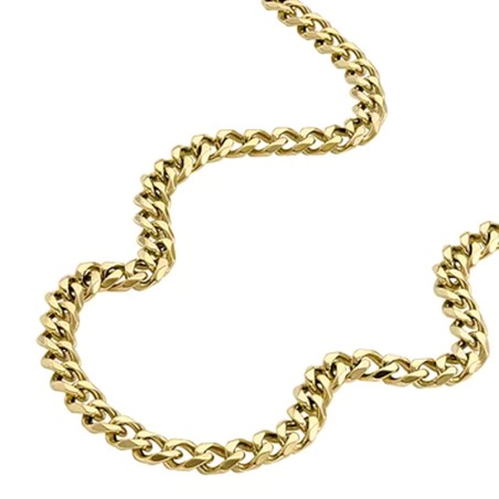 Chaîne homme 48cm fossil bold chains acier doré – chaines