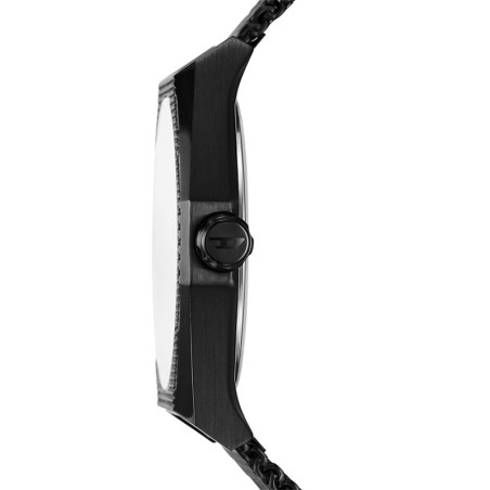 Montre homme diesel spiked noir acier noir – analogiques
