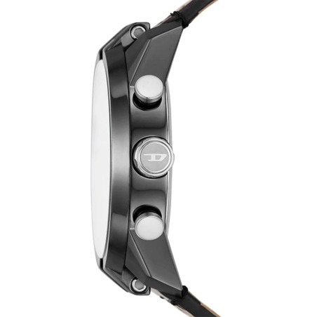 Montre chronographe homme diesel splitz cuir brun – chronographes