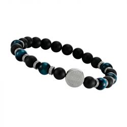 Bracelet beads homme jourdan yasur onyx et Œil de tigres - beads - edora - 1