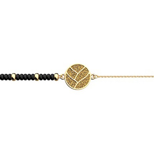 Bracelet Femme LES CADETTES TRESSE Laiton Doré