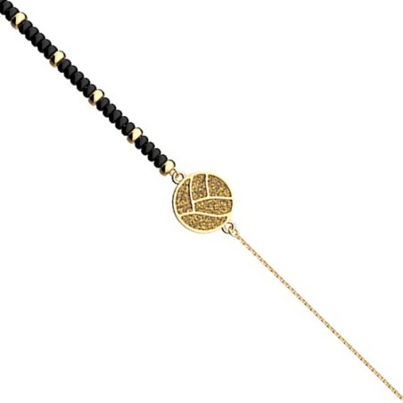 Bracelet Femme LES CADETTES TRESSE Laiton Doré