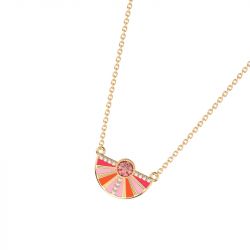 Collier femme les cadettes sunrise laiton doré - plus-de-colliers-femmes - edora - 1