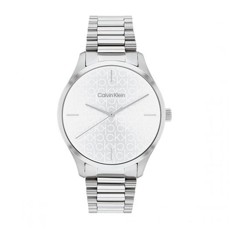 Montre femme calvin klein iconic acier argenté - analogiques - edora