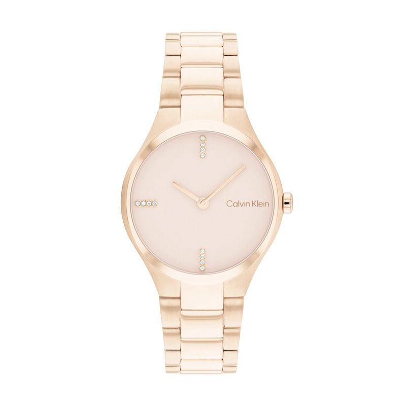 Montre femme calvin klein admire acier doré rose 25200334 - analogiques - edora