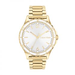 Montre femme calvin klein sport acier doré 25200099 - analogiques - edora - 0