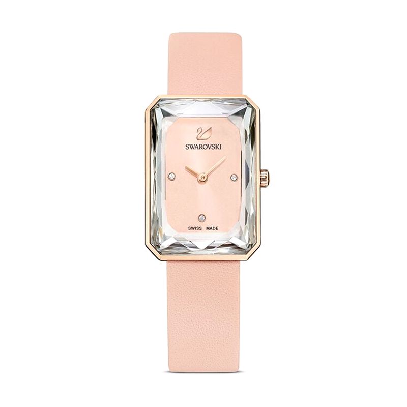 Montre femme swarovski uptown cuir rose - analogiques - edora Montre femme swarovski uptown cuir rose - analogiques - edora