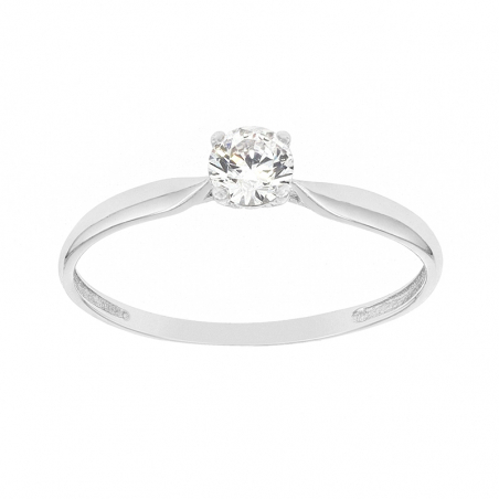 Bagues femme: diamant, bague argent, or & chevaliere femme (9) - solitaires - edora - 1