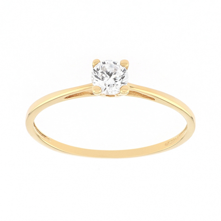 Bagues femme: diamant, bague argent, or & chevaliere femme (9) - solitaires - edora - 1