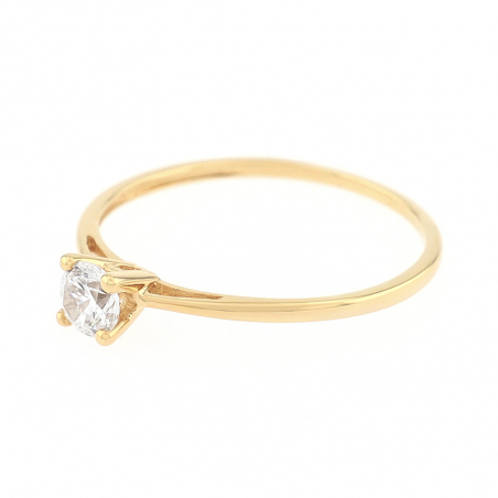 Bagues femme: diamant, bague argent, or & chevaliere femme (9) - solitaires - edora - 2