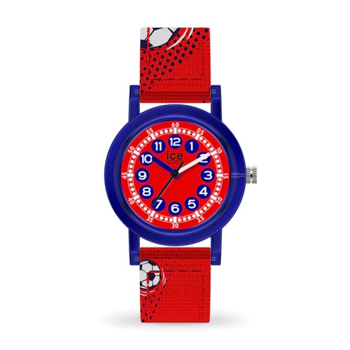 Montre Enfant S ICE WATCH LEARNING RED FOOTBALL Nylon Rouge