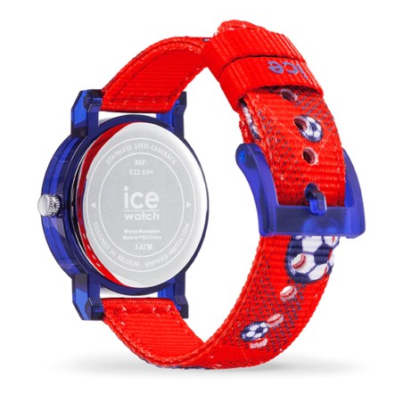 Montre enfant s ice watch learning red football nylon rouge – junior