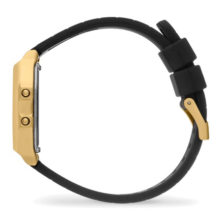 Montre digitale femme s ice watch digit retro black gold silicone noir – digitales