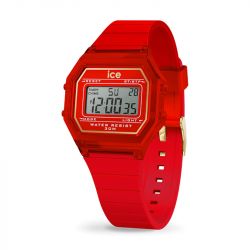 Montre digitale femme s ice watch digit retro red passion silicone rouge 022885 - digitales - edora - 0