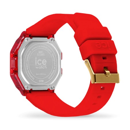 Montre digitale femme s ice watch digit retro red passion silicone rouge 022885 – digitales
