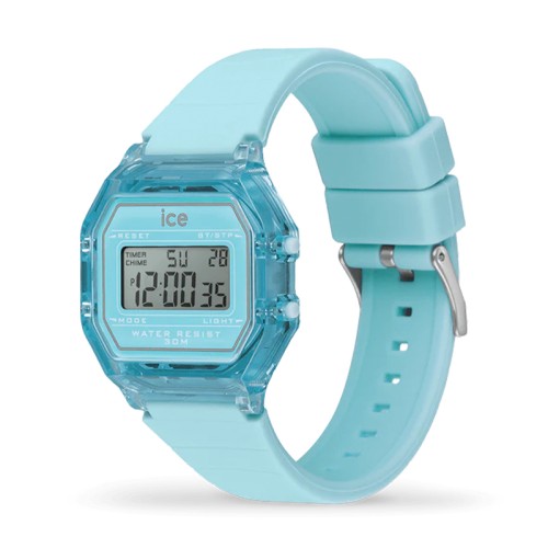 Montre Digitale Femme S ICE WATCH DIGIT RETRO SKY BLUE Silicone Bleu