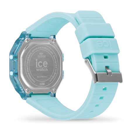 Montre digitale femme s ice watch digit retro sky blue silicone bleu – digitales