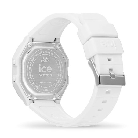 Montre digitale femme s ice watch digit retro white silicone blanc – digitales