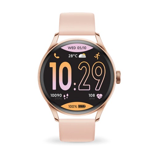 Montre connectée femme s ice watch smart two 1.20 rose-gold nude ...