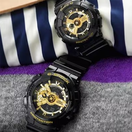 Montre ana-digitale homme g-shock gold noir résine noir – digitales