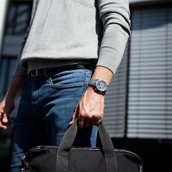 Montre connectée ana-digitale solaire homme casio Édifice sospensione acier argenté - montre connectée homme & femme - - connectees - edora - 4