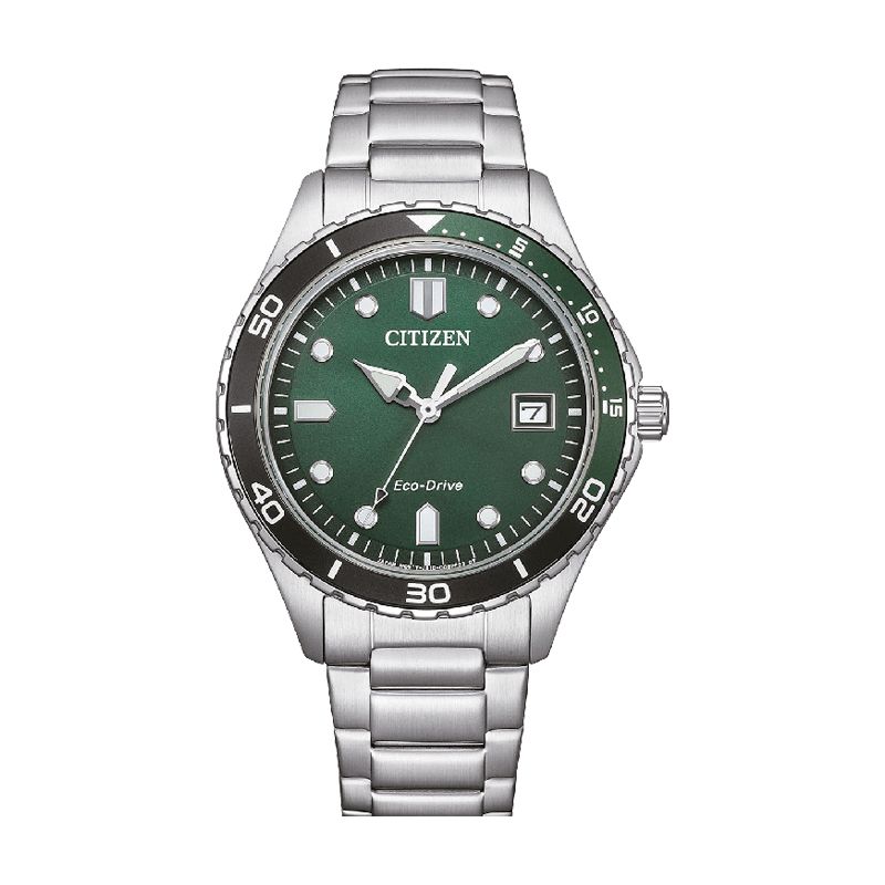 Montre homme solaire eco-drive citizen sporty ladies acier argenté - aw1828-80x
 - solaires - edora