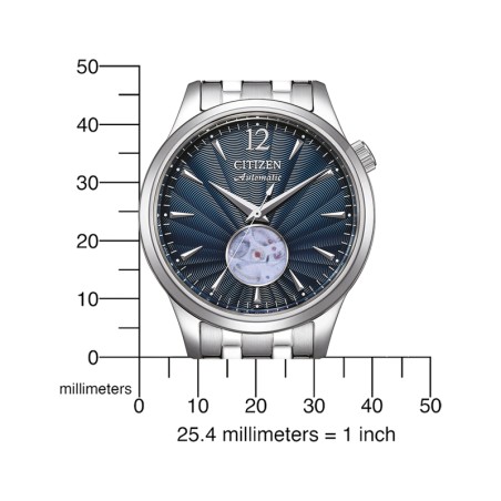 Montre homme automatique citizen classic acier argenté - nh9131-73l – automatiques