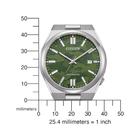 Montre homme automatique citizen tsuyosa acier argenté - nj0159-86x – automatiques