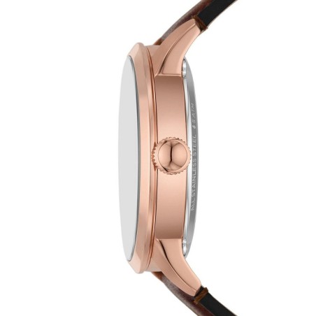 Montre homme fossil automatique cuir marron me3259 – accueil