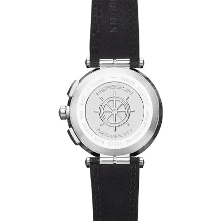 Montre homme herbelin newport cuir noir 37688ag65 – accueil