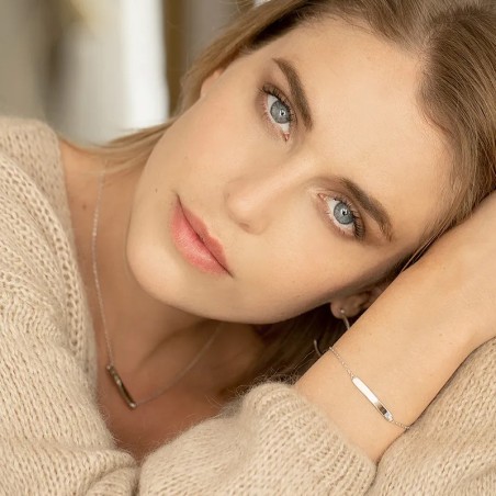 Bracelet femme gourmette la garçonne so addict états d'âme argent 925/1000 et diamant 20300022 – gourmettes