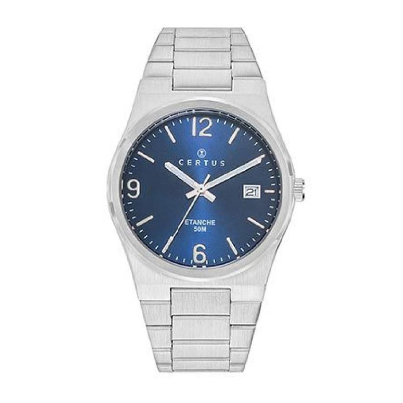 Montre homme analogique certus acier argenté 616522 - montres-homme - edora