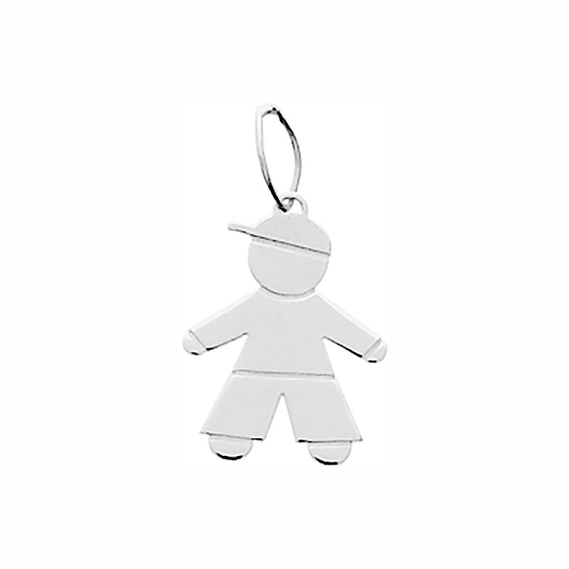 Pendentif mixte  edora  argent 925/1000 petit garçon edo336235 - colliers - edora