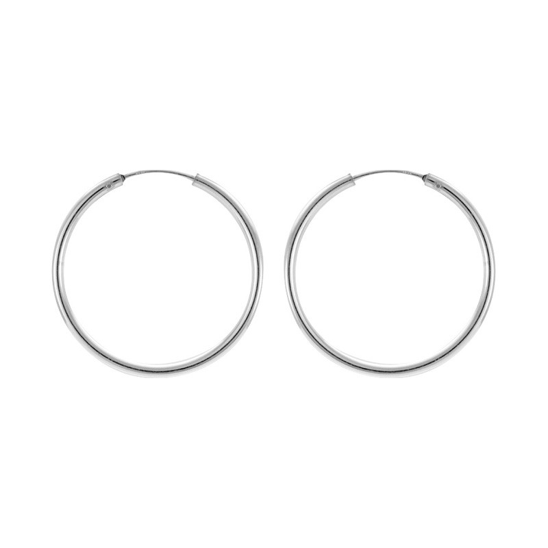 Boucles d'oreilles femme créoles edora argent edo335178 - creoles - edora