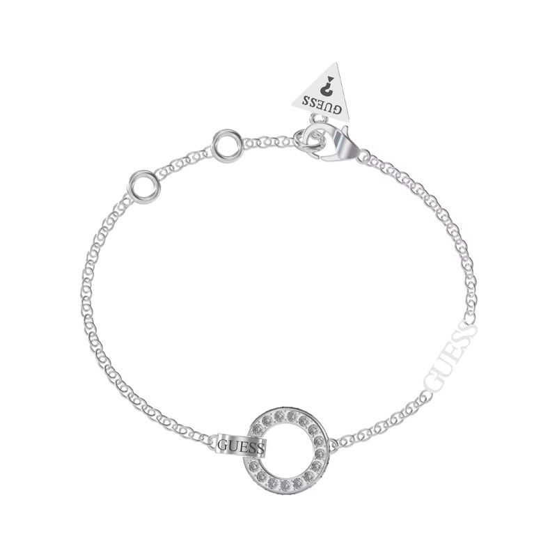 Bracelet femme guess acier argenté et oxydes jubb03162jwrhs - bracelets-femme - edora