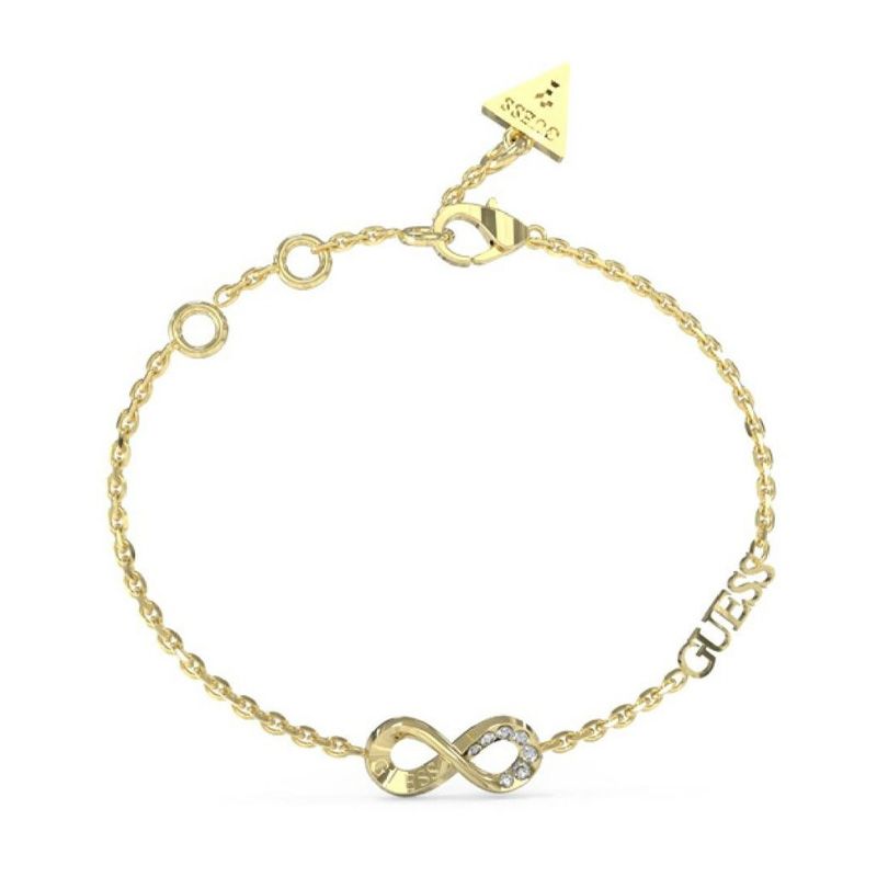 Bracelet femme guess infini acier doré et oxydes jubb03270jwygs - bracelets-femme - edora