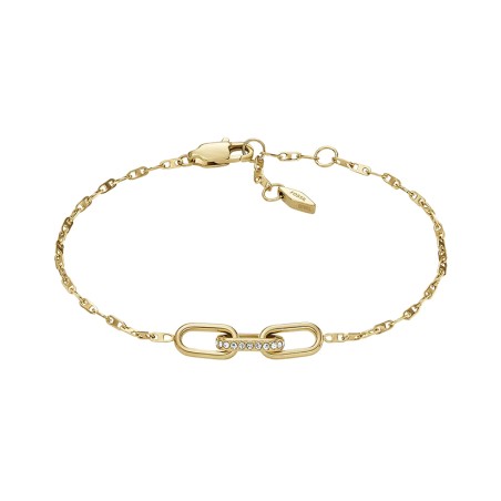Bracelet femme fossil heritage d-link acier doré jf04525710 – bracelets femme